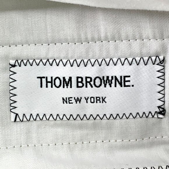 Thom Browne Camel Sack Trousers With Topstitching Fit 2 Size 38 100% Cotton Twil - Picture 8 of 8